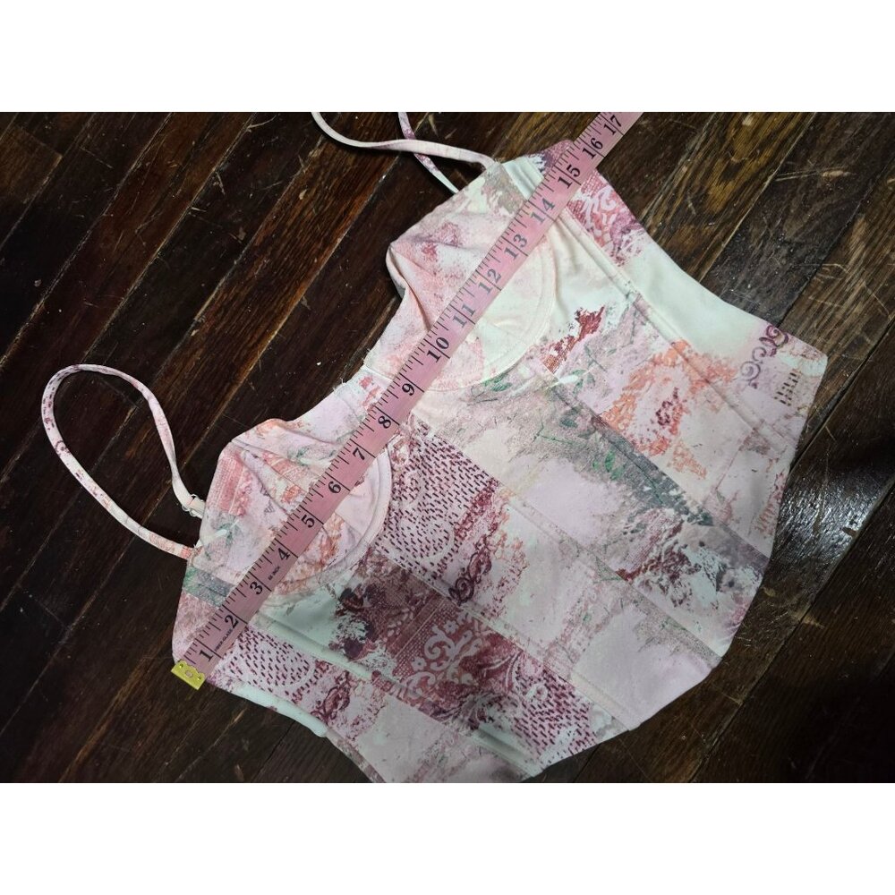 White Fox In the Morning Bustier Primrose Pink Medium Coquette Feminine - Picture 6 of 14